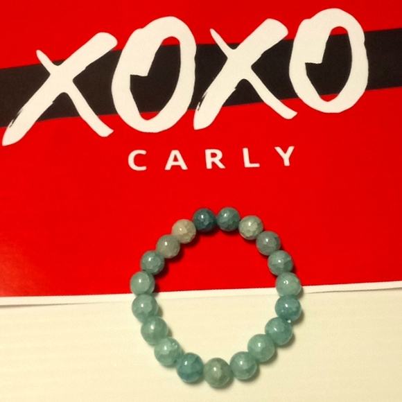 Tranquility Agate 10 MM Bead Stretch Bracelet - Picture 8 of 8